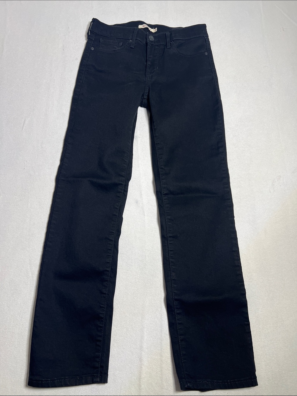 Levi's Women's Black Straight-Leg Jeans